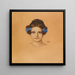 Portret dziewczynki Mary - Franz von Stuck — oprawiony obraz na ścianie