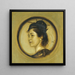 Marie Stuck w japońskim kostiumie - Franz von Stuck — oprawiony obraz na ścianie