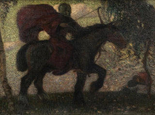 Śmierć i zakochana para - Franz von Stuck — widok dzieła