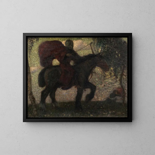 Śmierć i zakochana para - Franz von Stuck — oprawiony obraz na ścianie