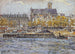 Nadbrzeże Hôtel-de-Ville i kościół Saint-Gervais-Saint-Protais - Frédéric Houbron — widok dzieła