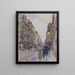 Rue de Bretagne w 1908 roku, 3. dzielnica - Frédéric Houbron — oprawiony obraz na ścianie