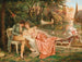 Flirtujący w parku Villa Borghese w Rzymie - Frédéric Soulacroix — widok dzieła