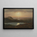 Jezioro Orzeł widziany z Cadillac Mountain, Mount Desert Island, Maine - Frederic Edwin Church — oprawiony obraz na ścianie