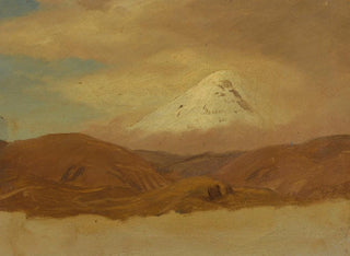 Mont Chimborazo, Ekwador - Frederic Edwin Church — widok dzieła