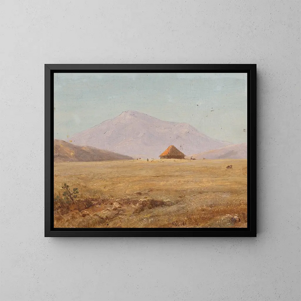 Plateau górski na równiku z chatką - Frederic Edwin Church — oprawiony obraz na ścianie