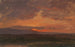 Dolina rzeki Hudson, Nowy Jork, z zachodzącym słońcem za górami Catskill - Frederic Edwin Church — widok dzieła