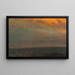 Dolina rzeki Hudson o zachodzie słońca - Frederic Edwin Church — oprawiony obraz na ścianie
