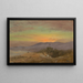 Zachód słońca w dolinie Hudson - Frederic Edwin Church — oprawiony obraz na ścianie
