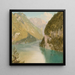 Königssee w Bawarii - Frederic Edwin Church — oprawiony obraz na ścianie