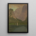Königssee w pobliżu Berchtesgaden Bawaria - Frederic Edwin Church — oprawiony obraz na ścianie