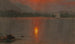 Zachód słońca nad jeziorem Millinocket - Frederic Edwin Church — widok dzieła