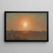 pejzażu o zachodzie słońca - Frederic Edwin Church — oprawiony obraz na ścianie