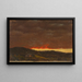 pejzaż o zachodzie słońca - Frederic Edwin Church — oprawiony obraz na ścianie