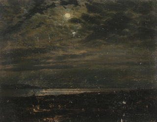 Księżyc na wybrzeżu Maine - Frederic Edwin Church — widok dzieła