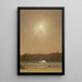 Zachód słońca w Maine - Frederic Edwin Church — oprawiony obraz na ścianie