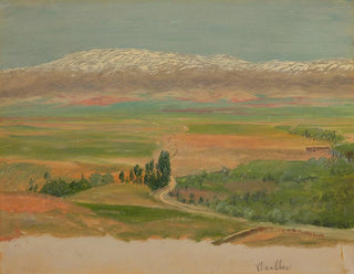 Gór w pobliżu Baalbek - Frederic Edwin Church — widok dzieła