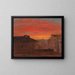 Toits au coucher du soleil depuis le Pincio, Rome - Frederic Edwin Church — oprawiony obraz na ścianie