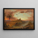 Studium wyimaginowanego krajobrazu Ameryki Południowej - Frederic Edwin Church — oprawiony obraz na ścianie