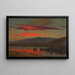 Zachód słońca nad Hudson, Nowy Jork - Frederic Edwin Church — oprawiony obraz na ścianie