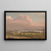 Zachód słońca nad doliną Hudson - Frederic Edwin Church — oprawiony obraz na ścianie