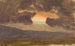Zachód słońca nad nagimi wzgórzami - Frederic Edwin Church — widok dzieła