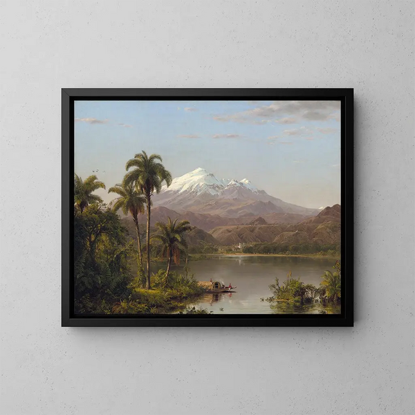 Palmiers Tamaca - Frederic Edwin Church — oprawiony obraz na ścianie