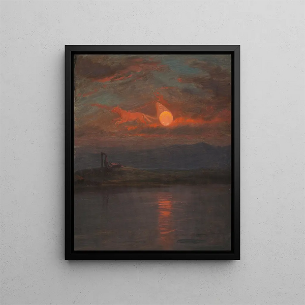 Le Chariot du Soleil Fantasy - Frederic Edwin Church — oprawiony obraz na ścianie