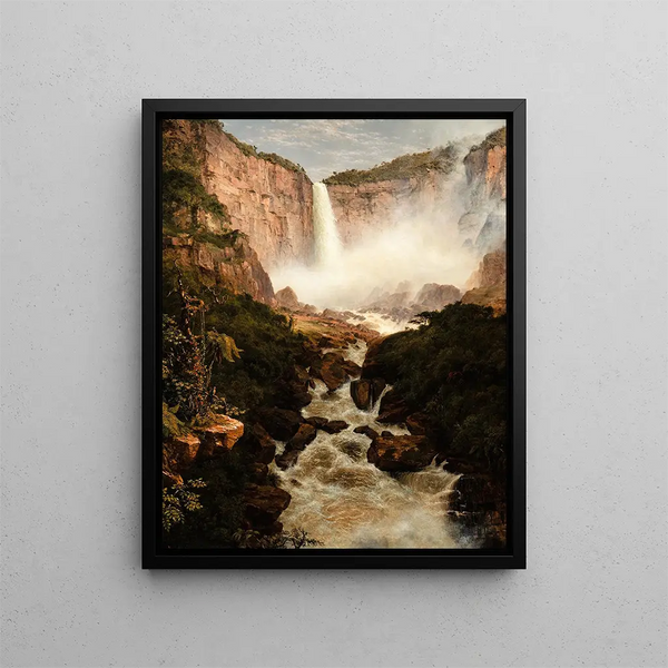 Les Chutes du Tequendama près de Bogota Nouvelle-Grenade - Frederic Edwin Church — oprawiony obraz na ścianie