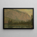 Le Hintersee niedaleko Berchtesgaden, Bawaria - Frederic Edwin Church — oprawiony obraz na ścianie