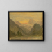 Le Watzmann w pobliżu Berchtesgaden - Frederic Edwin Church — oprawiony obraz na ścianie
