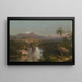 Widok na Cotopaxi - Frederic Edwin Church — oprawiony obraz na ścianie