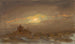 pejzażu zimowego w blasku księżyca - Frederic Edwin Church — widok dzieła