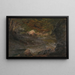 Ruisseau forestier - Frederic Edwin Church — oprawiony obraz na ścianie