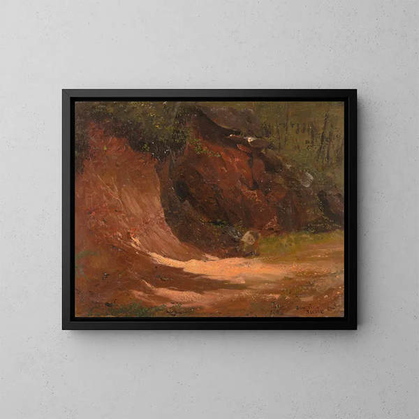 Bank leśny na Jamajce - Frederic Edwin Church — oprawiony obraz na ścianie