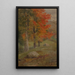 z drewnem jesienią - Frederic Edwin Church — oprawiony obraz na ścianie