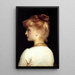 Jedna dziewczyna - Frederic Leighton — oprawiony obraz na ścianie
