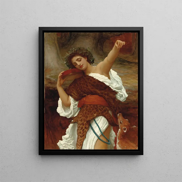 Bacchante - Frederic Leighton — oprawiony obraz na ścianie