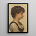 Tête de fille - Frederic Leighton — oprawiony obraz na ścianie