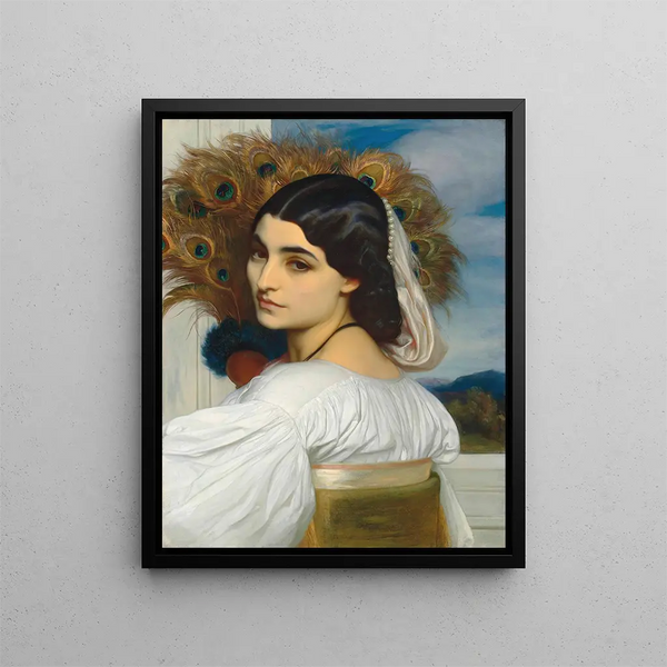 Pavonie - Frederic Leighton — oprawiony obraz na ścianie