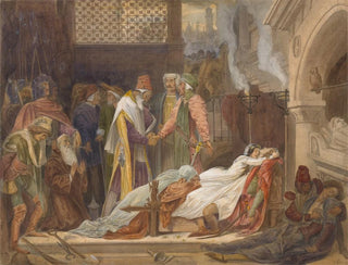 Frederic Leighton - The Reconciliation of the Montagues and the Capulets.webp