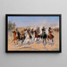 Ucieczka do lasu - Frederic Remington — oprawiony obraz na ścianie