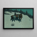 Une reconnaissance - Frederic Remington — oprawiony obraz na ścianie