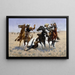 Aider un camarade - Frederic Remington — oprawiony obraz na ścianie