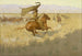 Zmiana właściciela, pogoń złodziei koni - Frederic Remington — widok dzieła