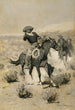 Dni na prerii, ręce w górze - Frederic Remington — widok dzieła