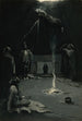 Bóg ognia indyjskiego, odjazd konia-medycyny - Frederic Remington — widok dzieła