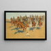 na równinach południowych - Frederic Remington — oprawiony obraz na ścianie