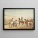 Sygnalizujący główne dowództwo - Frederic Remington — oprawiony obraz na ścianie