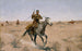 Le vol - Frederic Remington — widok dzieła